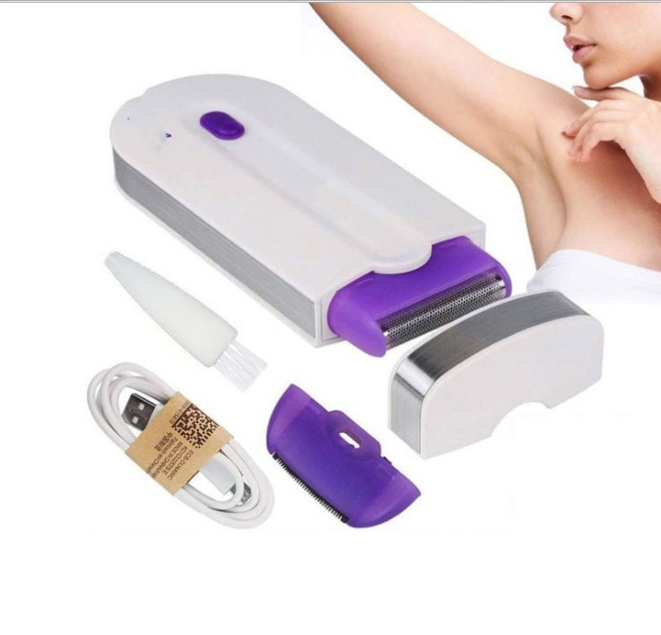 Induction Laser Epilator – Painless Rechargeable Hair Removal Shaver - SmartPlaceShop