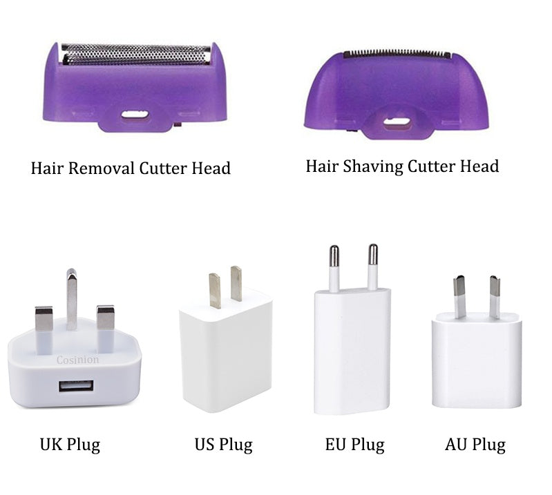Induction Laser Epilator – Painless Rechargeable Hair Removal Shaver - SmartPlaceShop