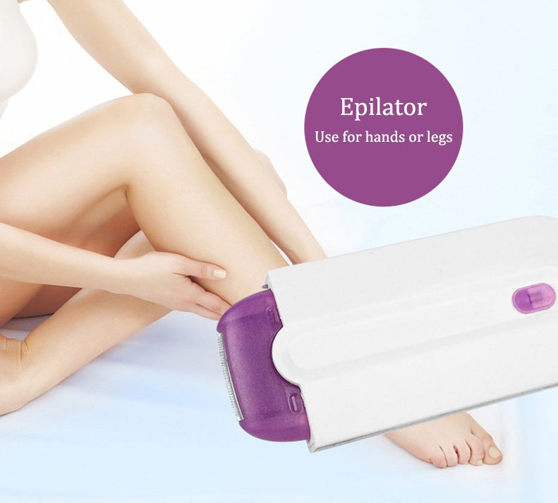 Induction Laser Epilator – Painless Rechargeable Hair Removal Shaver - SmartPlaceShop