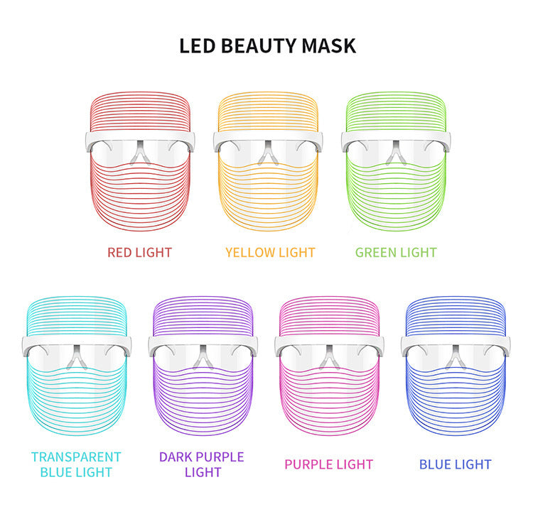 🌈 7 Color LED Light Therapy Mask for Skin Rejuvenation - SmartPlaceShop