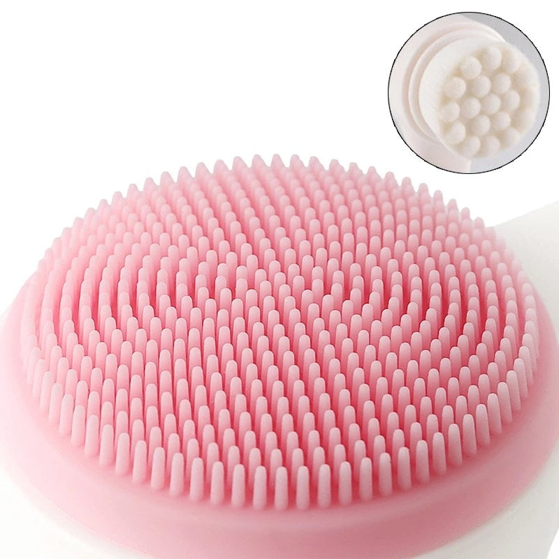 Double-Sided Silicone Facial Cleansing Brush – Deep Pore Exfoliating & Massage Tool - SmartPlaceShop