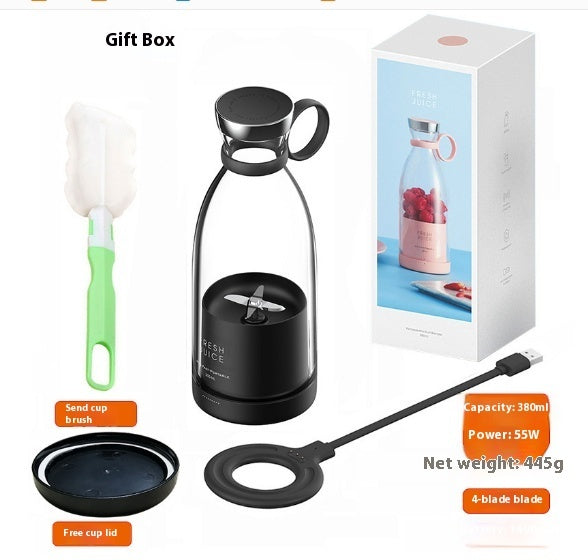 🥤 USB Rechargeable Portable Blender – 350ML Mini Juicer for Smoothies, Shakes & Travel Use - SmartPlaceShop