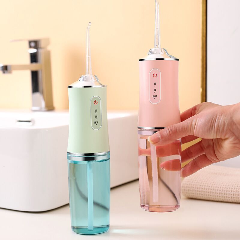 🦷 3-in-1 Oral Irrigator – Rechargeable USB Dental Water Flosser (240ml) - SmartPlaceShop