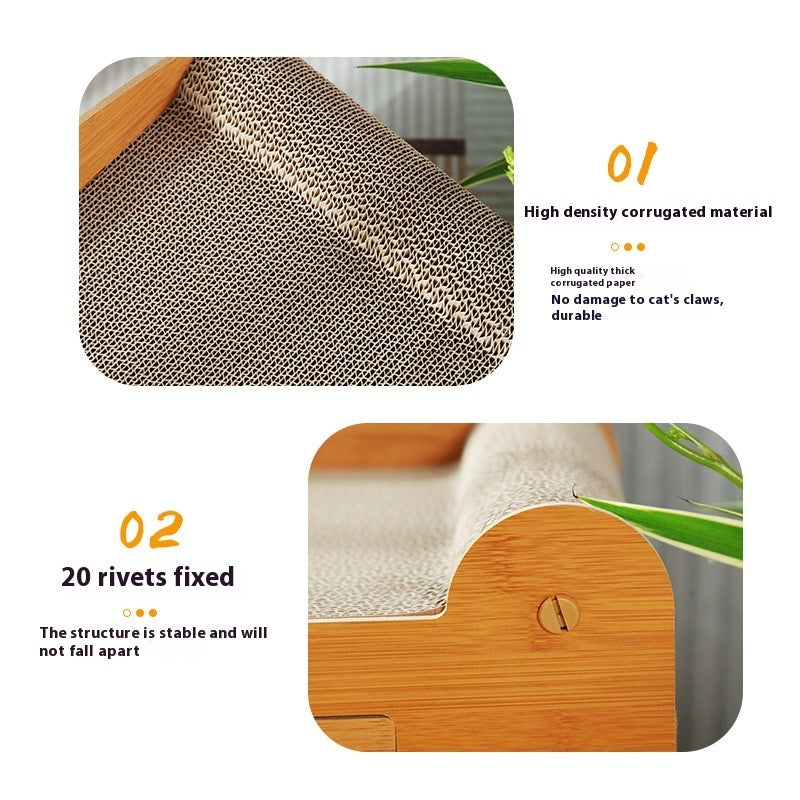 🐾 Corrugated Paper Cat House Luxury Double Layer – The Ultimate Double-Door Playground for Your Cat - SmartPlaceShop