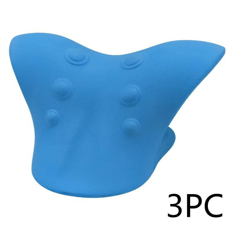 Cervical Neck Traction Pillow – Gravity Stretch Muscle Relaxer for Neck & Shoulder Pain Relief - SmartPlaceShop