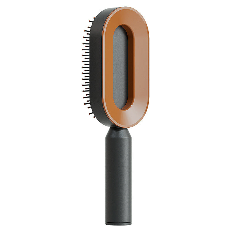 Self Cleaning Scalp Massage Hair Brush with One-Click Hair Removal – Anti-Static & Air Cushion Design - SmartPlaceShop