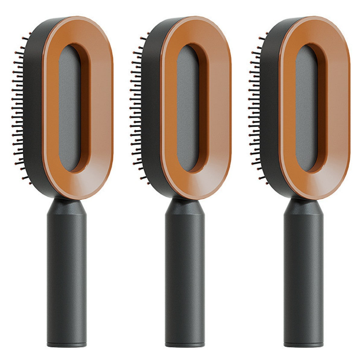 Self Cleaning Scalp Massage Hair Brush with One-Click Hair Removal – Anti-Static & Air Cushion Design - SmartPlaceShop
