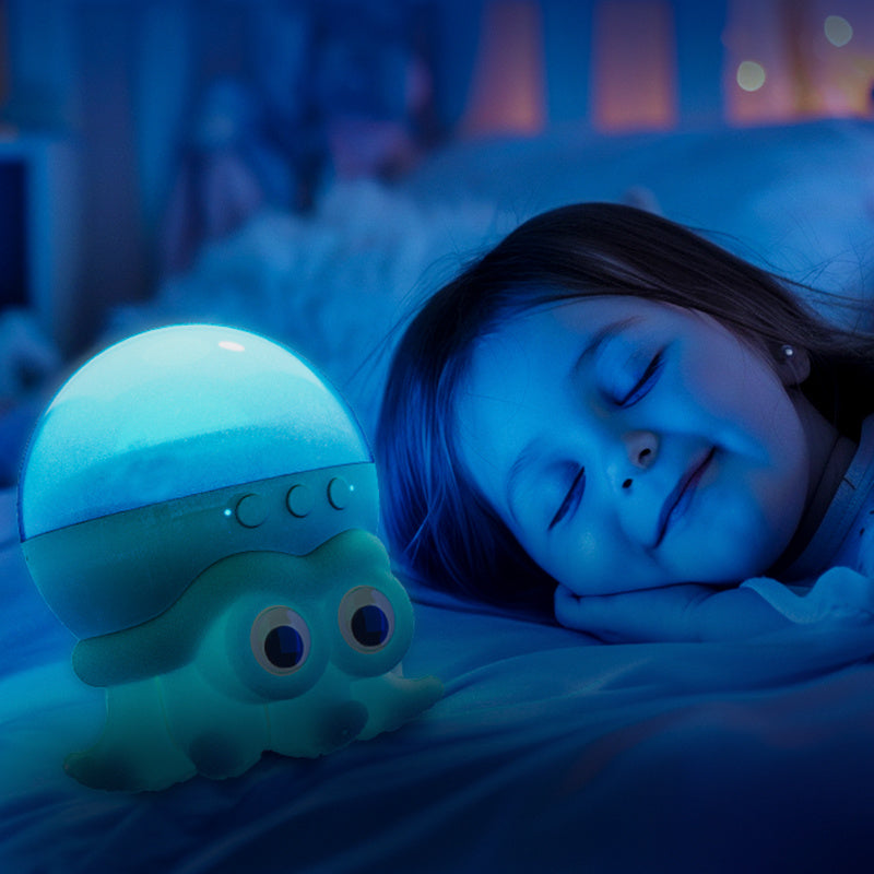💫 Ocean Series Octopus Projection Night Light – 8 Color Modes + Music & Timer - SmartPlaceShop