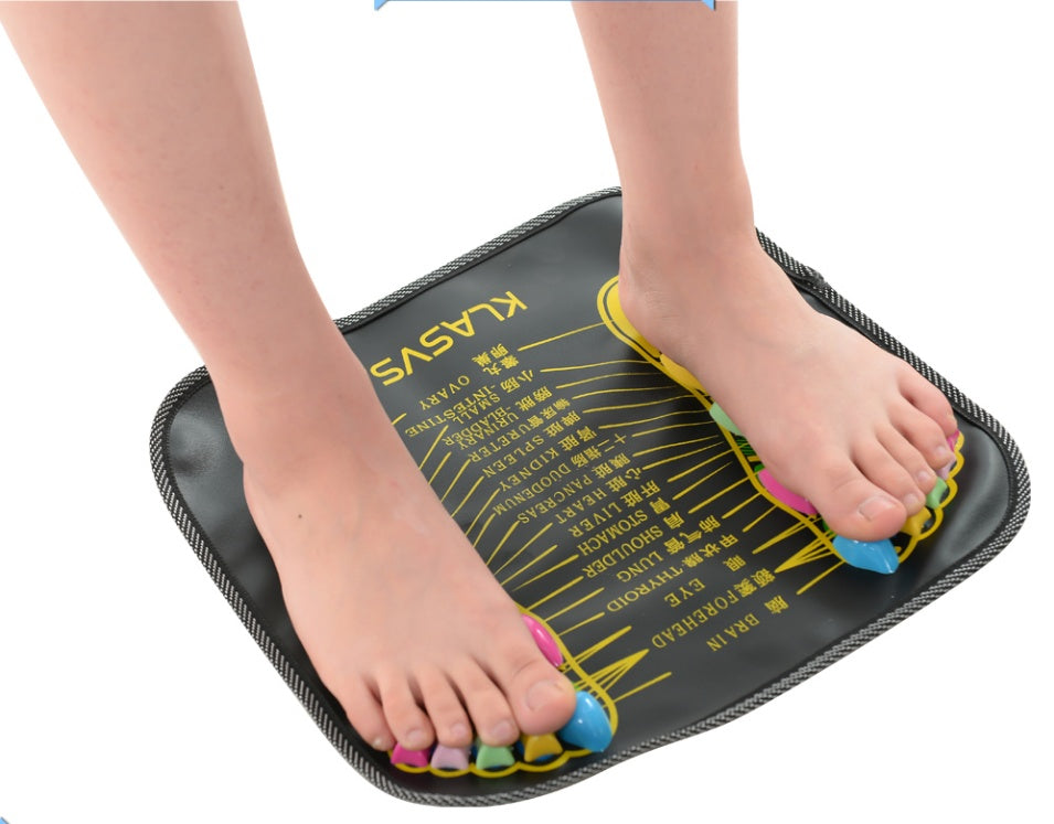 Reflexology Foot Massage Pad – Cobblestone Acupressure Mat - SmartPlaceShop