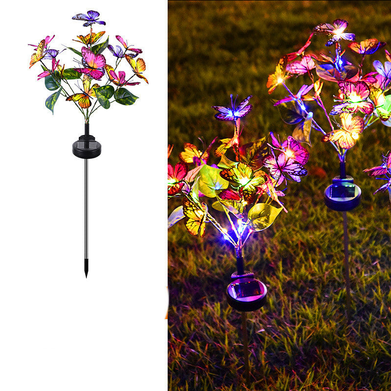Solar Butterfly Courtyard Light Led - SmartPlaceShop