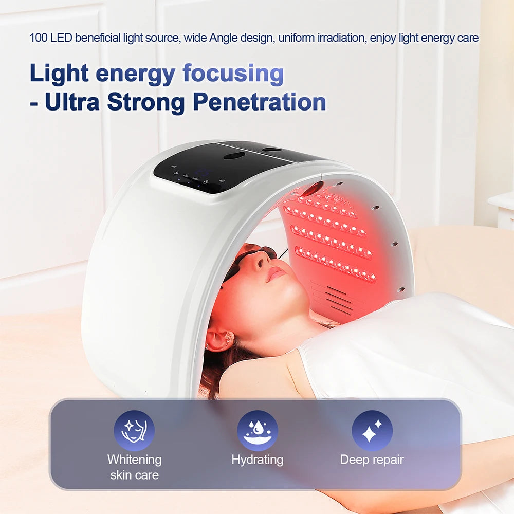 7-Color PDT LED Mask Facial Therapy Device – Skin Rejuvenation, Anti-Acne, Anti-Wrinkle & Face Lifting Beauty Machine - SmartPlaceShop