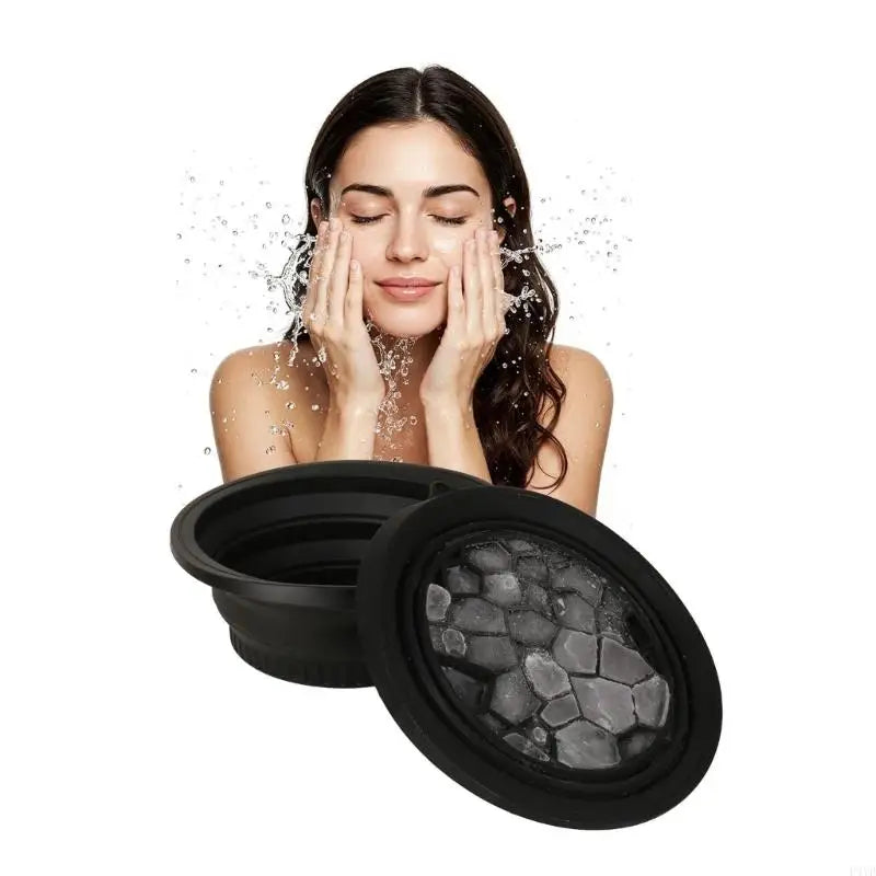 🧊 Face Ice Bath Bowl – Foldable Silicone Plunge Basin for Facial Skincare & Travel - SmartPlaceShop