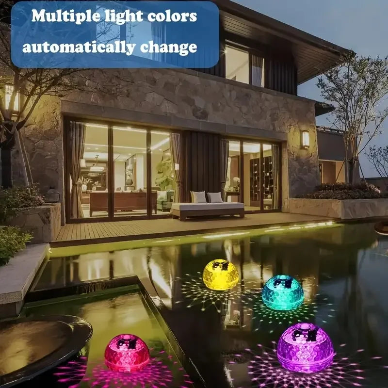 Solar Floating Lights Swimming Pool Waterproof LED Solar Power Multi Color Changing Water Drift Lamp For Fish Tank Pond - SmartPlaceShop