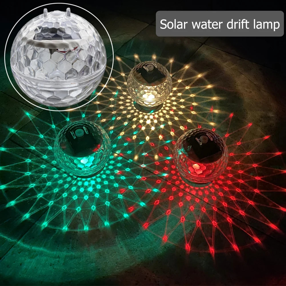 Solar Floating Lights Swimming Pool Waterproof LED Solar Power Multi Color Changing Water Drift Lamp For Fish Tank Pond - SmartPlaceShop