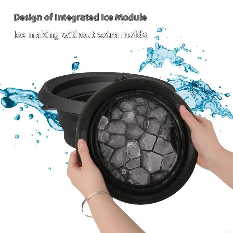 🧊 Face Ice Bath Bowl – Foldable Silicone Plunge Basin for Facial Skincare & Travel - SmartPlaceShop