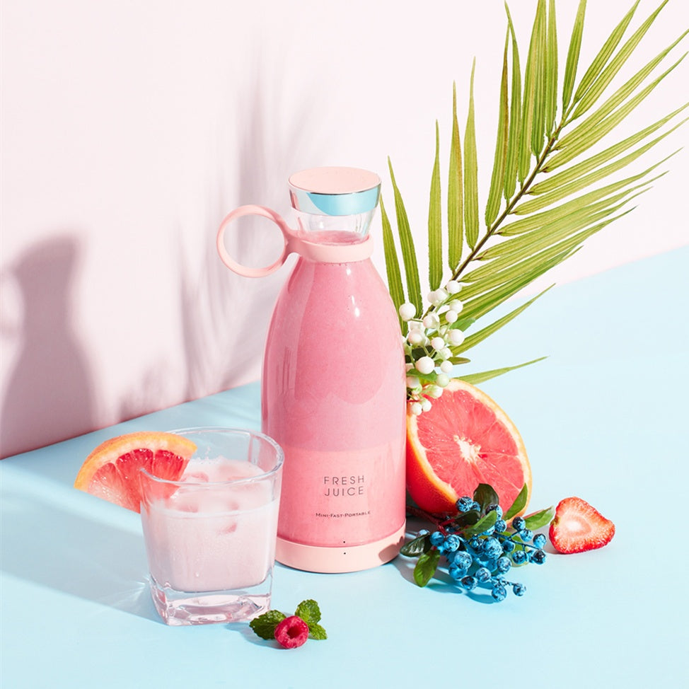 🥤 USB Rechargeable Portable Blender – 350ML Mini Juicer for Smoothies, Shakes & Travel Use - SmartPlaceShop