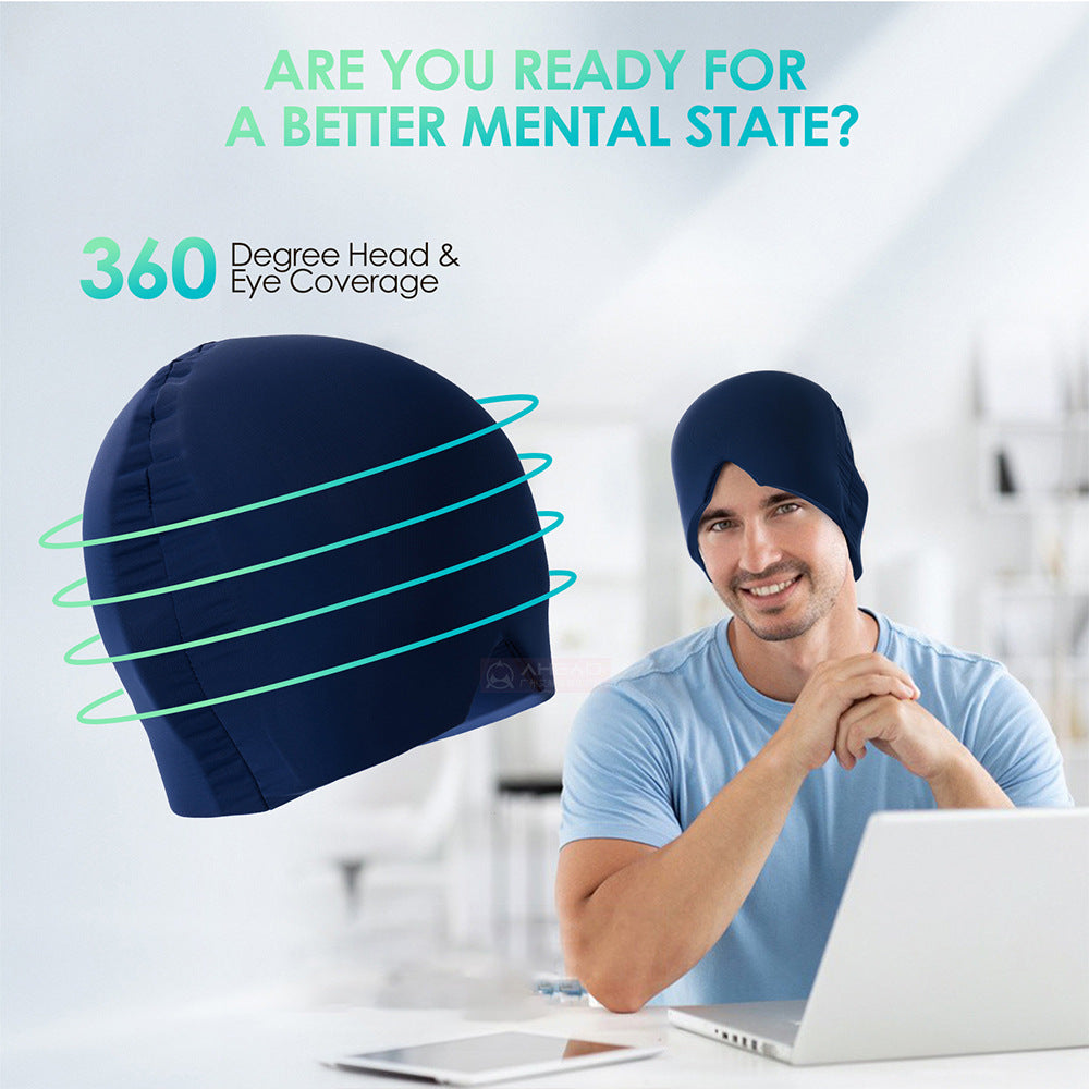 Retractable Ice Gel Headache Relief Cap – Flexible Cold Therapy Hat for Migraine, Sinus & Stress Relief - SmartPlaceShop