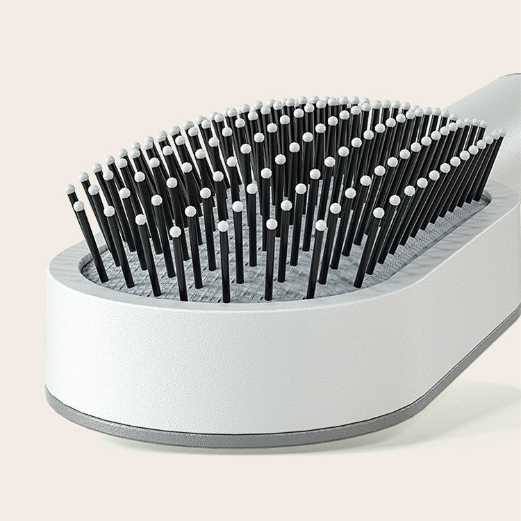 Self Cleaning Scalp Massage Hair Brush with One-Click Hair Removal – Anti-Static & Air Cushion Design - SmartPlaceShop