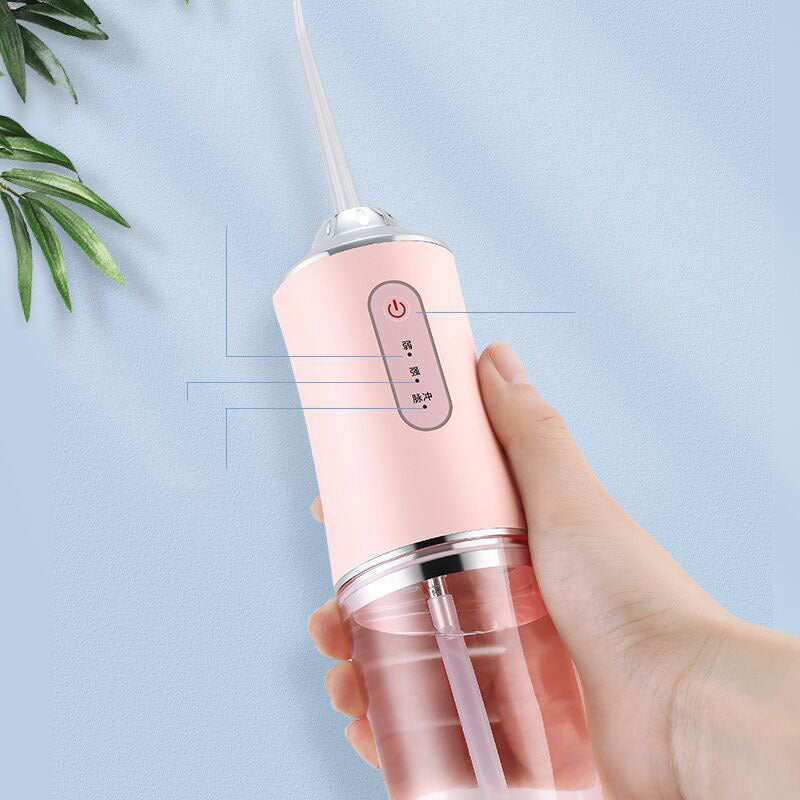 🦷 3-in-1 Oral Irrigator – Rechargeable USB Dental Water Flosser (240ml) - SmartPlaceShop
