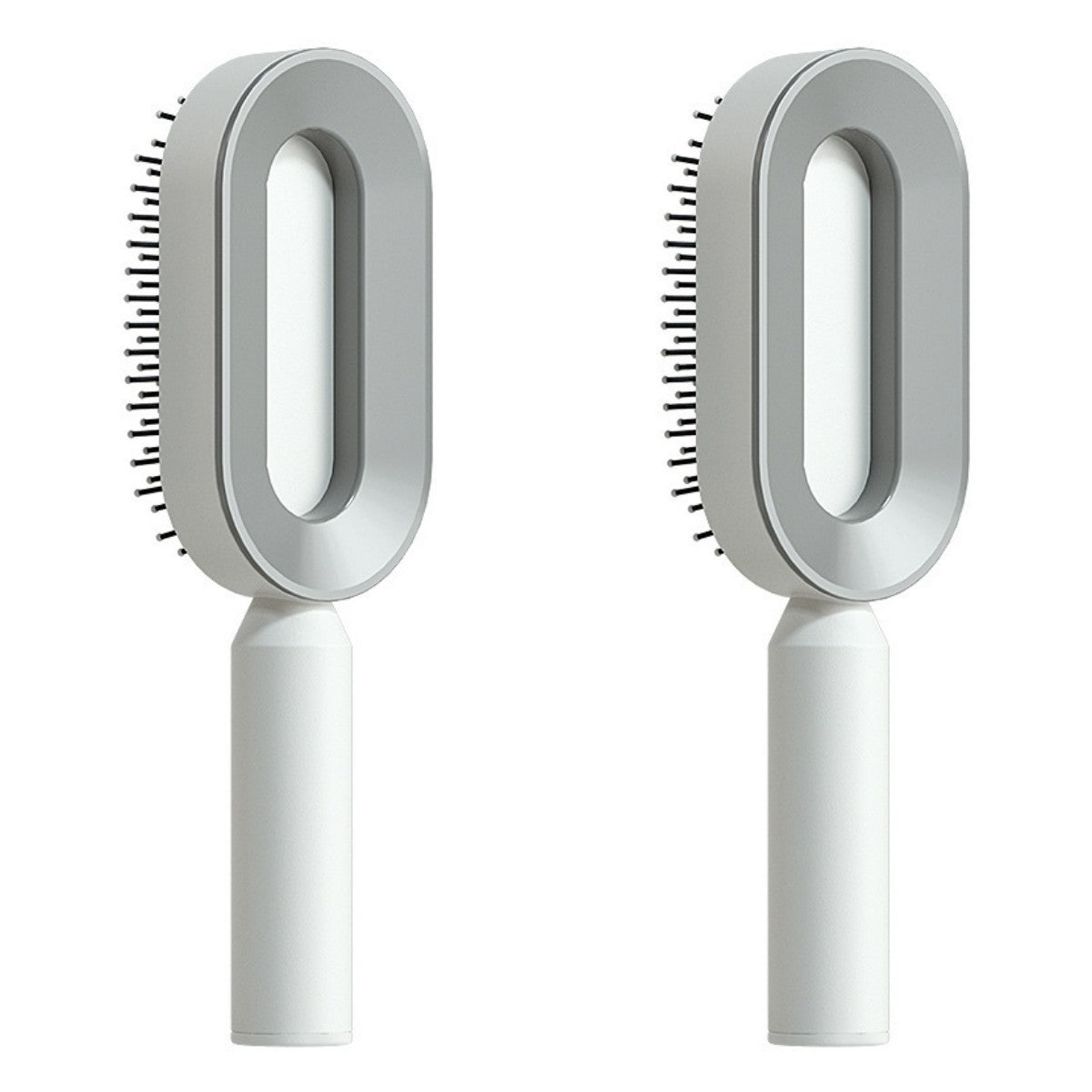 Self Cleaning Scalp Massage Hair Brush with One-Click Hair Removal – Anti-Static & Air Cushion Design - SmartPlaceShop