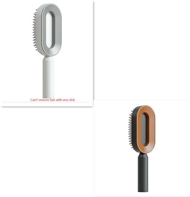 Self Cleaning Scalp Massage Hair Brush with One-Click Hair Removal – Anti-Static & Air Cushion Design - SmartPlaceShop