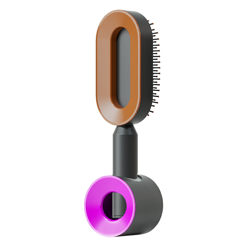 Self Cleaning Scalp Massage Hair Brush with One-Click Hair Removal – Anti-Static & Air Cushion Design - SmartPlaceShop