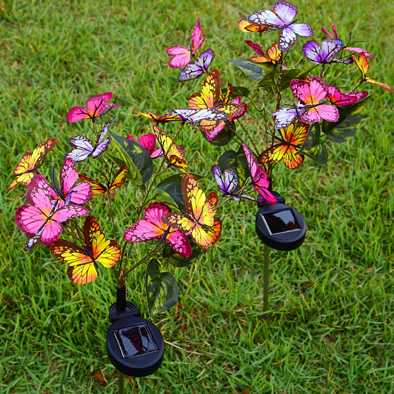 Solar Butterfly Courtyard Light Led - SmartPlaceShop