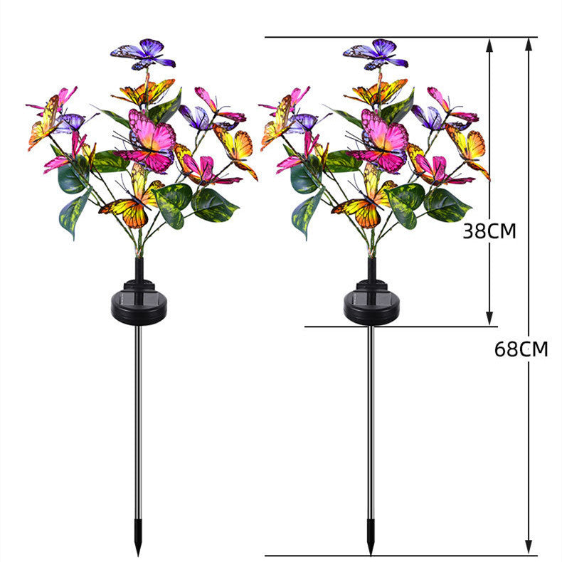 Solar Butterfly Courtyard Light Led - SmartPlaceShop