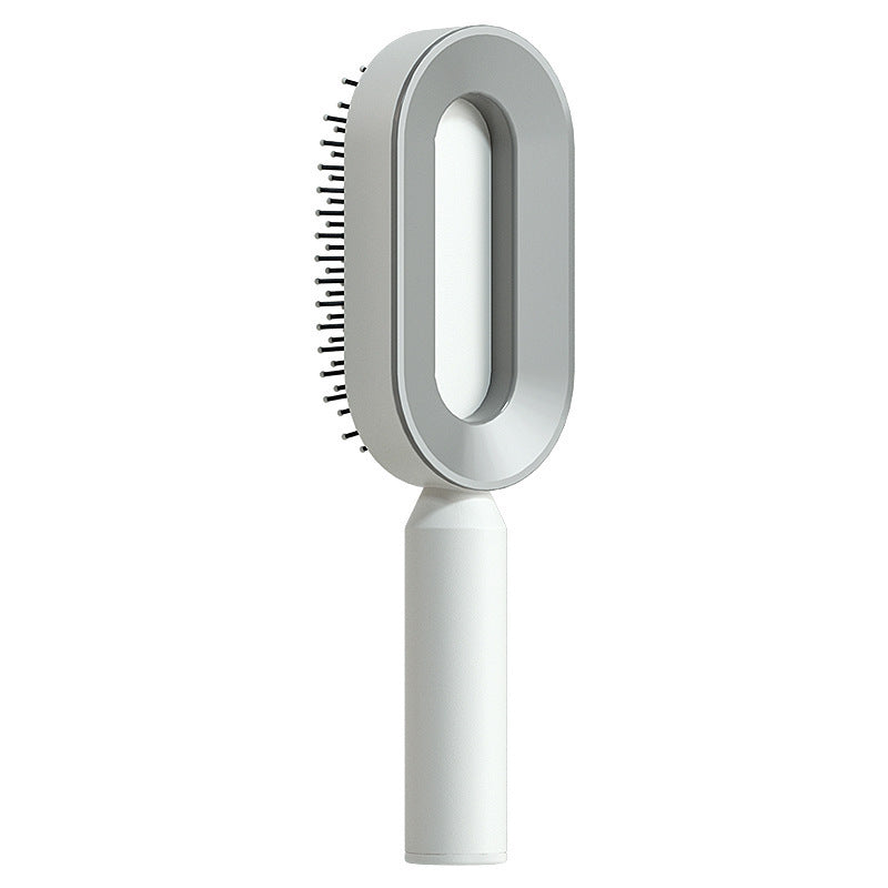 Self Cleaning Scalp Massage Hair Brush with One-Click Hair Removal – Anti-Static & Air Cushion Design - SmartPlaceShop