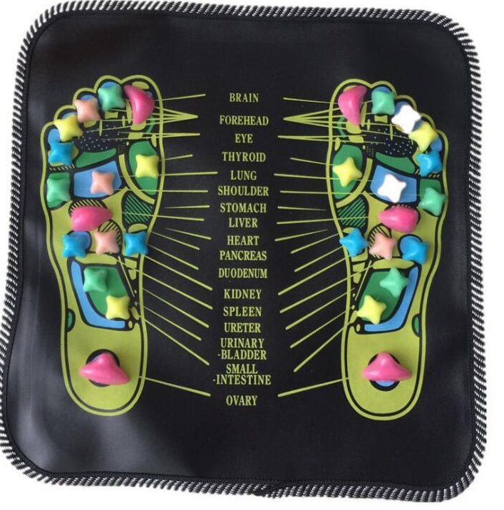 Reflexology Foot Massage Pad – Cobblestone Acupressure Mat - SmartPlaceShop