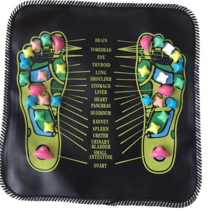 Reflexology Foot Massage Pad – Cobblestone Acupressure Mat - SmartPlaceShop