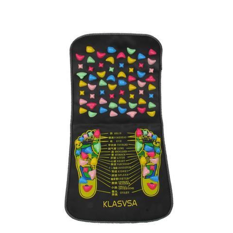 Reflexology Foot Massage Pad – Cobblestone Acupressure Mat - SmartPlaceShop
