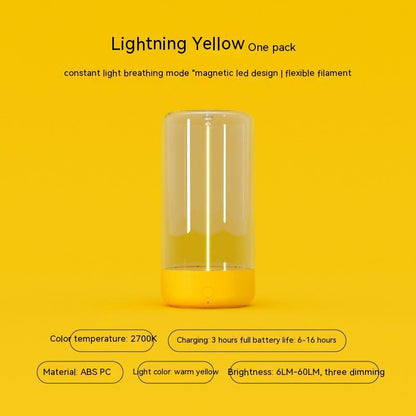 LED Camping Light – Portable Rechargeable Night Lamp with Touch Control & Atmosphere Filament - SmartPlaceShop