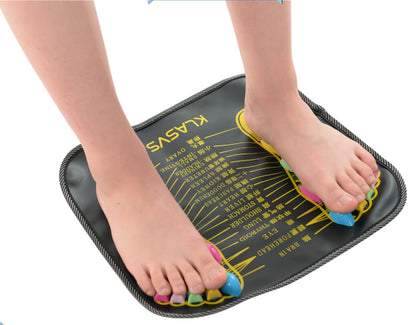 Reflexology Foot Massage Pad – Cobblestone Acupressure Mat - SmartPlaceShop