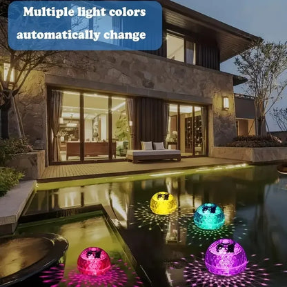 Solar Floating Lights Swimming Pool Waterproof LED Solar Power Multi Color Changing Water Drift Lamp For Fish Tank Pond - SmartPlaceShop