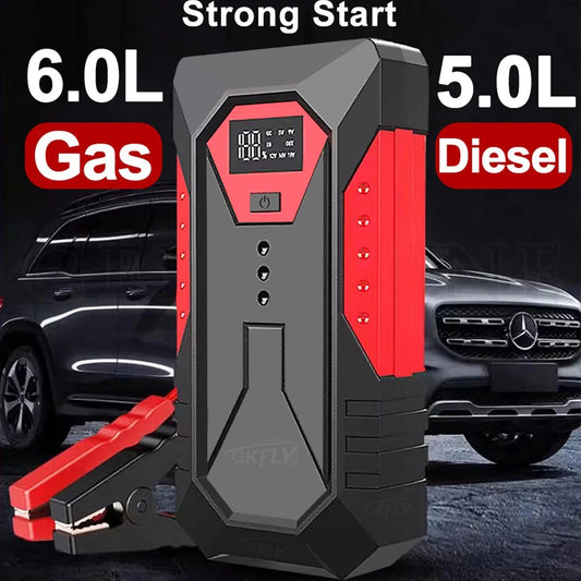 🚗 GKFLY Portable Car Jump Starter – 12000mAh & 18000mAh Power Bank, 1200A–2000A Emergency Battery Booster - SmartPlaceShop