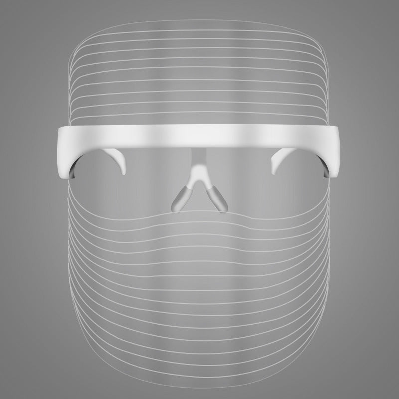 LED Three-color Beauty Mask – Skin Rejuvenation & Whitening Light Therapy Apparatus - SmartPlaceShop