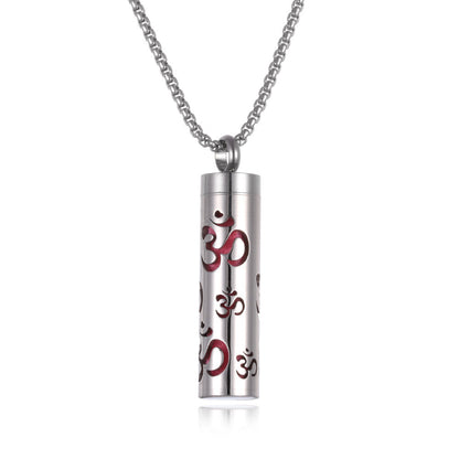 Aromatherapy Pendant Perfume Bottle Essential Oil Titanium Steel - SmartPlaceShop