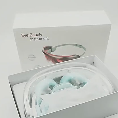 LED Photon Eye Massager – Light Therapy & Hot Compress Beauty Mask